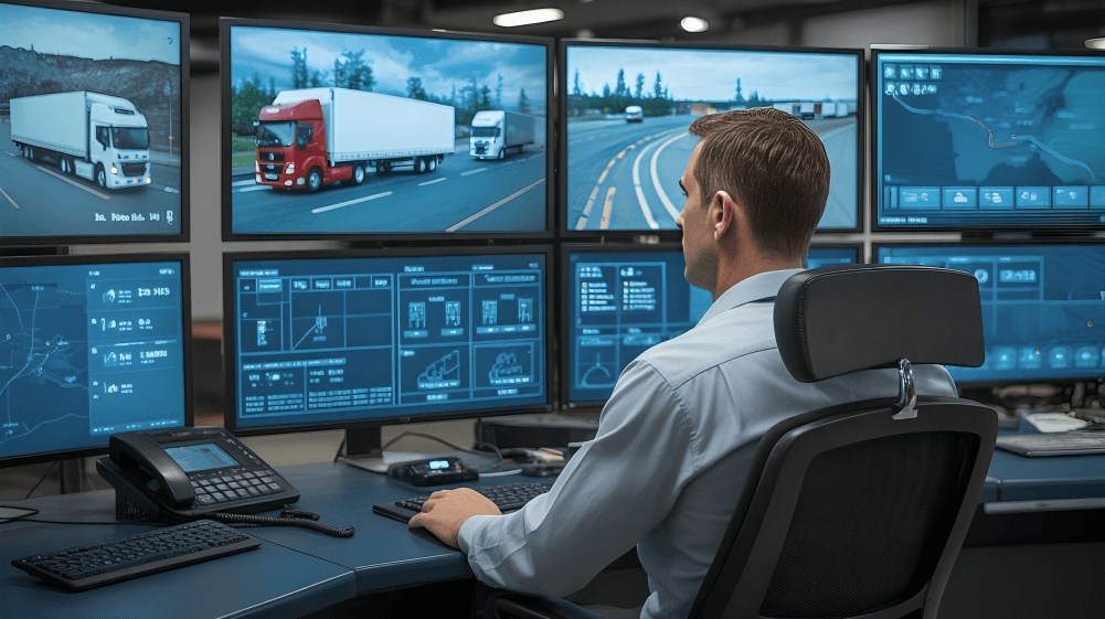 Truck Dispatching Hero Background Image